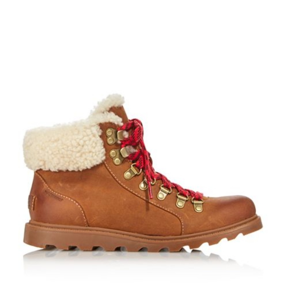 Sorel Ainsley Round Toe Leather Hiking Boots - Picture 2 of 4